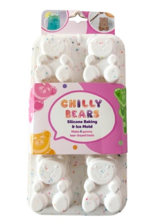 Evriholder Other - Chilly Bears Silicone Bear-Shaped Baking & Ice Mold NWT